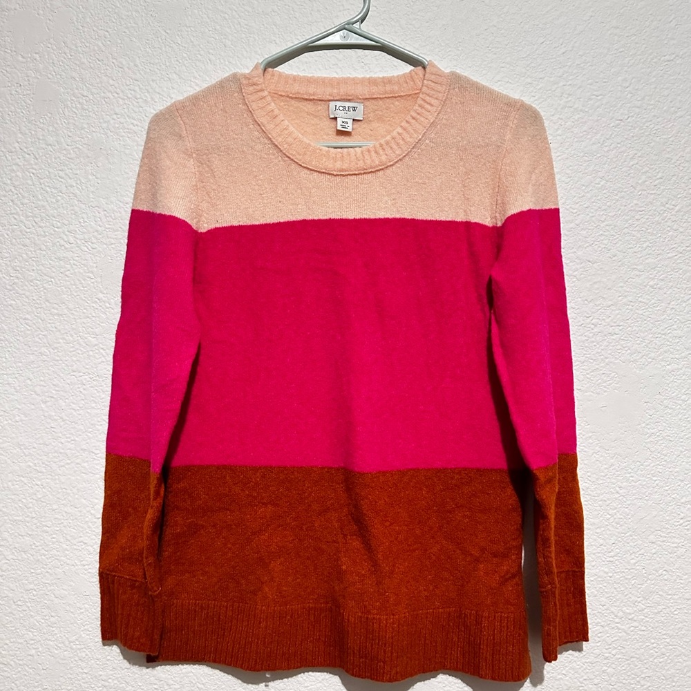 J. Crew XS pink sweater